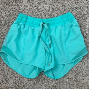 Blue Lululemon Hotty Hot Shorts Size 4!!!!!!!!!!!!